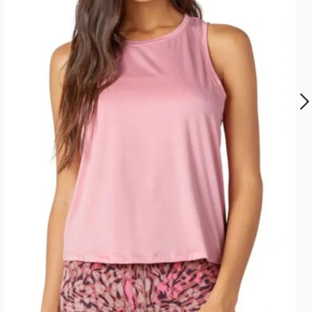 Beyond Yoga Balanced Muscle Tank Azalea Pink - Small